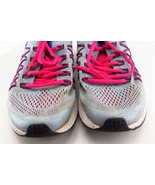 Nike Zoom Pegasus 32 Girls Shoes Size 6 M Gray Running Fabric - £17.13 GBP
