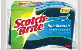 Scotch-Brite Non-scratch Scrub Sponge, 3-Sponges/Pk, 6-Packs (18 Sponges Total) - £33.66 GBP