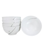 Set Of 5 Ceramic Yukino Hana Collection Medium Soup Cereal Salad Rice Bo... - $71.97 CAD