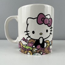 Sanrio 2017 Hello Kitty Cafe Mug Exclusive Collectors Retired Donuts - Issue - $9.89