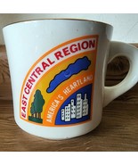 Vintage Boy Scouts of America East Central Region Mug Cup BSA 3 1/4&quot; SEE... - €8,11 EUR
