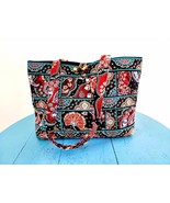 Vera Bradley Brown Paisley Hand, Tote, Shoulder Bag Design - $353.90 MXN