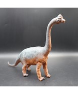 Vintage Imperial Toys Brown and Grey Brachiosaurus Dinosaur Figure - $8.00