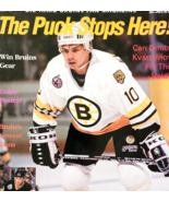 1993 The Puck Stops Here Vintage Boston Bruins Magazine NHL Kvartalnov DWO6 - $34.27 CAD