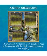 Fishing - Gone Fishin’ – for Anglers Personalized Wall Art or Scrapbook ... - $22.00