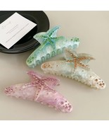 Starfish Hair Claw Clip Rhinestone Acetate Women Trendy - €12,02 EUR+