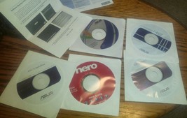 Lot of Asus Software CD&#39;s Mobile Theater R2 InfoPen Power Director Nero - $19.99