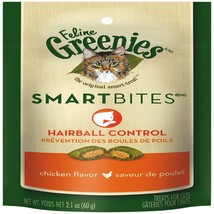 Greenies Feline SmartBites Healthy Indoor Cat Treats Chicken 1ea/2.1 oz - £4.70 GBP
