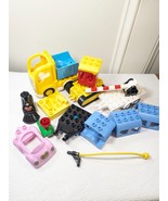 LEGO Duplo construction dump truck caterpillar Mickey train Minnie car s... - $42.10 CAD