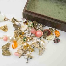 Fashion Jewelry Lot Vintage w/ New York State College For Teachers Box - £42.52 GBP
