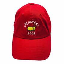 Masters 2008 Hat American Needle Golf Logo Baseball Cap Golfing Mens Red - $37.95