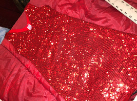 NAUGHTY SEXY WOMAN HALLOWEEN COSPLAY COSTUME LAS VEGAS RED DRESS VERY SH... - £31.82 GBP
