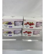 (4) Dove Milk Swirls Bath Bomb Rosewater Lavender Honey Vanilla Raspberr... - $23.49 CAD