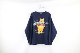 Vintage 90s Disney Womens Medium Faded Winnie the Pooh Crewneck Sweatshirt USA - £55.35 GBP