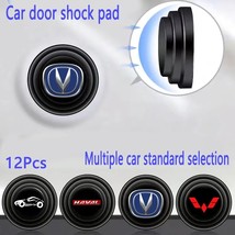 12pcs Car Door Anti-shock  Pad Hood Trunk Anti-collision  Sticker Car Anti-noise - £36.23 GBP