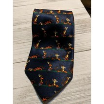 Disney Pooh Tigger Navy Blue Character Necktie 60&quot; - £10.20 GBP