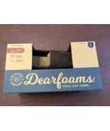 Dearfoams Men&#39;s Slippers Coffee Indoor/Outdoor Size Large 11-12 NEW - $34.58 CAD