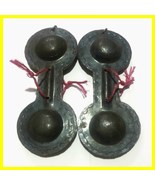 Castanets instrument Gnawa Moroccan Hand Percussion Iron Karkab Gnawa music - £33.78 GBP+