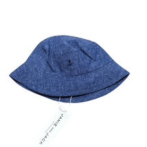 Janie and Jack Linen Chambray Bucket Hat Blue Size 12-18 months - $14.85