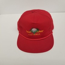 Vintage SOO Line Golf League Red Strapback Adjustable Hat, Railroad Collectible - £11.64 GBP