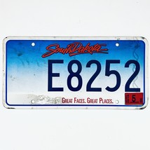 2016  South Dakota Great Faces Passenger License Plate E8252 - £13.31 GBP