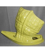 1953 Chartreuse Color COMER CREATIONS Asian Sailing Ship TV LAMP/PLANTER - $752.48 MXN