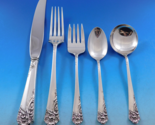 Ecstasy by Amston Sterling Silver Flatware Set for 8 Service 41 pcs Dinn... - £2,298.18 GBP