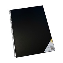 Quill Spiral Visual Art Diary Black Cover A3 (60 leaves) - $38.00