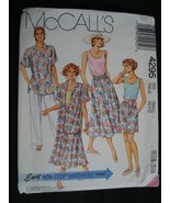 McCall’s 4295 Shirt Top Skirt Pants &amp; Shorts Sewing Pattern Size 10-12 U... - €7,71 EUR