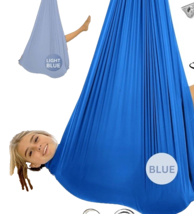 Double Layer Reversible Sensory Swing| Outdoor and Indoor Swing for Kids... - $24.63