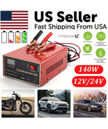 Maintenance Free Battery Charger 12V/24V 10A 140W Output for Electric Car Pro - $33.02