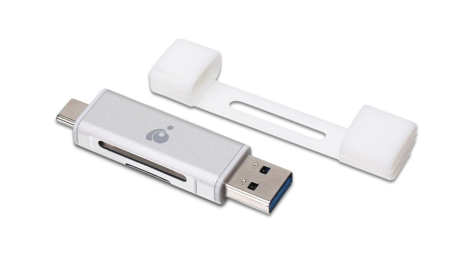 IOGEAR USB-C 2-in-1 SD Card Reader - w/USB Type A - SDXC - SDHC - SD - M... - $30.81
