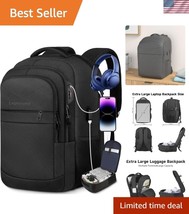 Multipurpose Sturdy Black Laptop Backpack with Anti-Theft Feature &amp; USB ... - $29.99