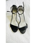 Lauren Blakwell Womens Black Sandal Shoes, US 7 Ankle Strap - $33.95 CAD