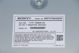 Ford Lincoln Sony Radio Stereo Audio Amplifier AMP mbt4tb849db image 4