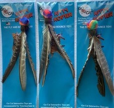 GO CAT FEATHER KITTY KOPTER KITTEN SMALL PET TOYS COUNT OF 1 - £7.79 GBP