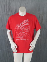 Vintage Graphic T-shirt - Hurricane Iniki Survivor 1992 - Men&#39;s Extra-Large - £38.83 GBP
