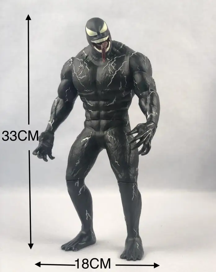 33cm Marvel Venom in Movie The Amazing Spiderman Figure Model Toys - £26.69 GBP