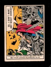 1966 Donruss Marvel Super Heroes #63 SO/I Don&#39;t Want Any Vg *X75707 - £16.91 GBP