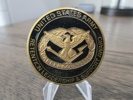 United States Army Sgt Maj Retention Leadership &amp; Support Award  Challenge Coin - £6.18 GBP