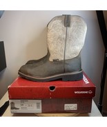 Wolverine Rancher 10” Mens Size 13 EW Steel Square Toe Work Boot Dark Brown - $2,257.82 MXN