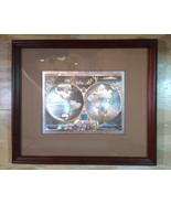 Nova Totivs Terrarvm Orbis Geographica AC Hydrographica Tabvla Framed 5 ... - $25.69 CAD
