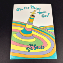 1990 Oh The Places You&#39;ll Go By Dr. Seuss Children&#39;s Book Club Edition Hardcover - £9.97 GBP