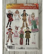 Simplicity 2795 Sewing Pattern Costumes for Girls Size 3 - 8, UNCUT - $129.73 MXN