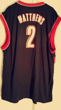 Adidas NBA Jersey Trailblazers Wesley  Matthews  Black sz 2X - £5.28 GBP