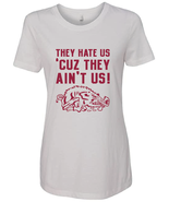 Arkansas Razorbacks They Hate Us Cuz They Ain&#39;t Us Women&#39;s Jersey T-Shirt - $397.30 MXN+