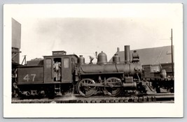 RPPC Boston And Maine Locomotive 47 At Massachusetts Railroad Photo Postcard W28 - £11.95 GBP