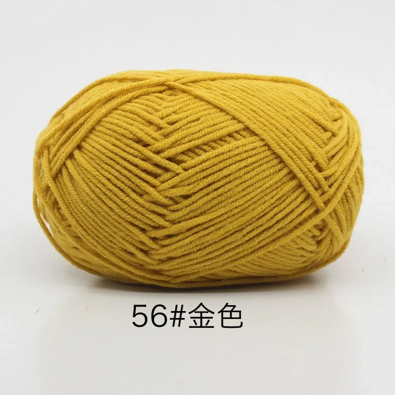 4ply Milk Cotton Yarn For Crochet Needlework Dyed Lanae Craft -RYMX56-1p... - €2,20 EUR
