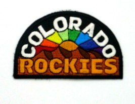 Colorado Rockies Embroidered Patch 3&quot;x2&quot; Iron-on - £5.30 GBP