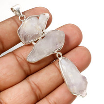 African Amethyst Rough Gemstone Handmade Fashion Pendant Jewelry 2.80&quot; SA 9903 - £4.78 GBP